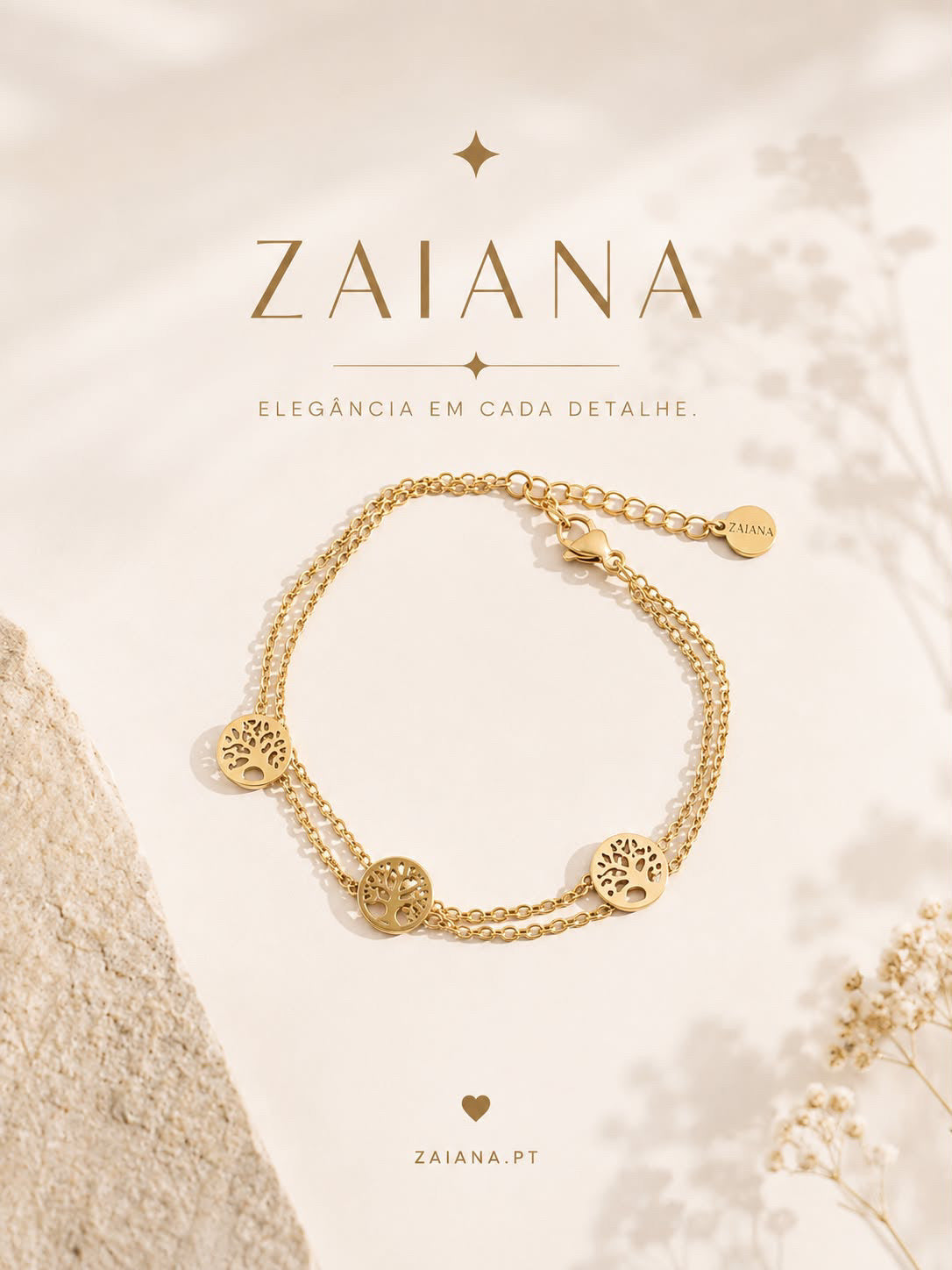Pulseira árvore da vida